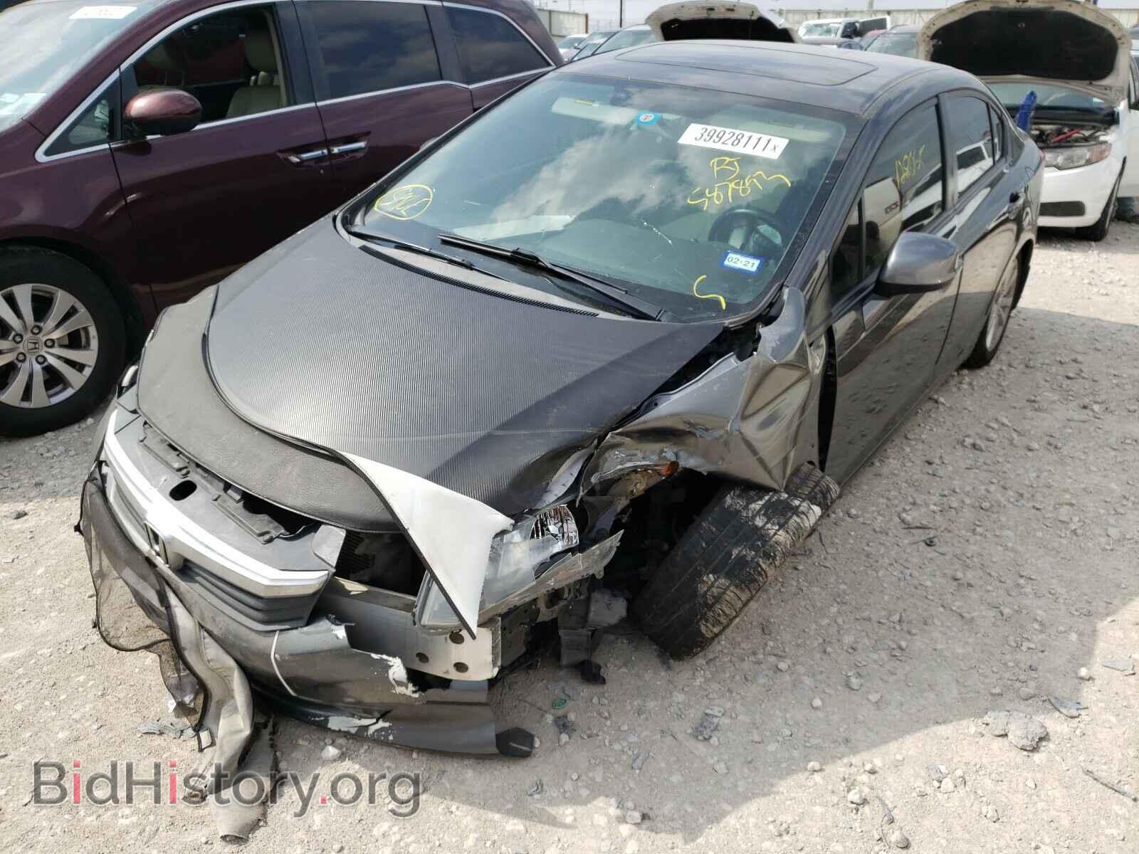 2012 HONDA CIVIC - VIN: 2HGFB2F87CH587893 - Фото 2