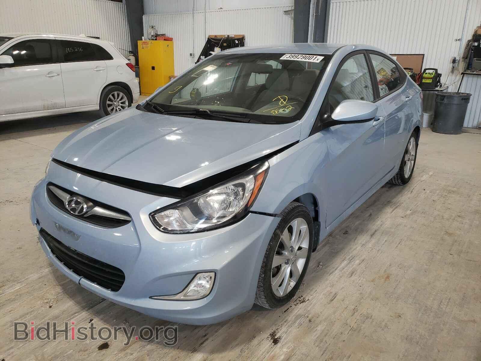 2013 HYUNDAI ACCENT - VIN: KMHCU4AE4DU310682 - Фото 2