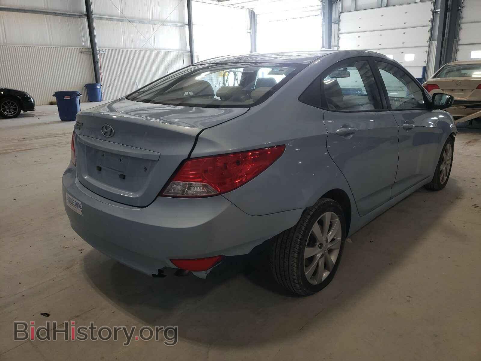 2013 HYUNDAI ACCENT - VIN: KMHCU4AE4DU310682 - Фото 4