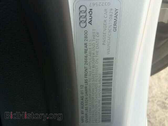 2012 AUDI A7 - VIN: WAUYGAFC9CN110829 - Photo 10