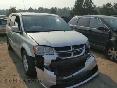 2011 Dodge CARAVAN Grand Cara, серебристый — VIN 2D4RN3DG1BR628209, Copart