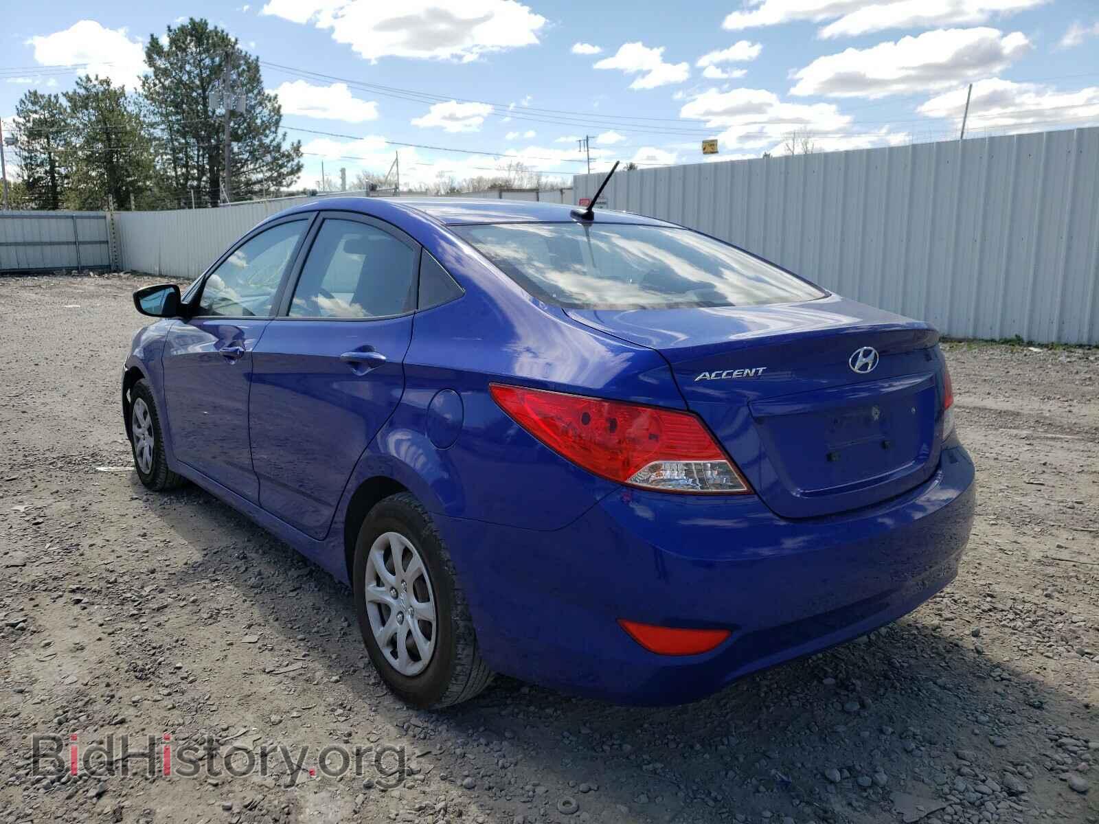 2012 HYUNDAI ACCENT - VIN: KMHCT4AE5CU260487 - Фото 3