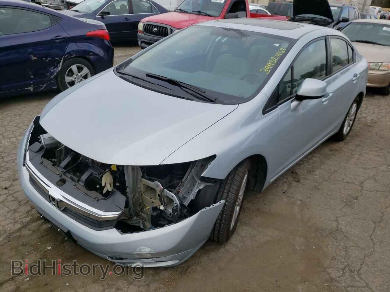2012 HONDA CIVIC - VIN: 2HGFB2F90CH573732 - Фото 2