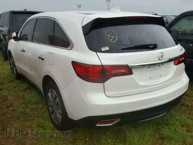 2014 ACURA MDX - VIN: 5FRYD3H43EB016409 - Фото 3
