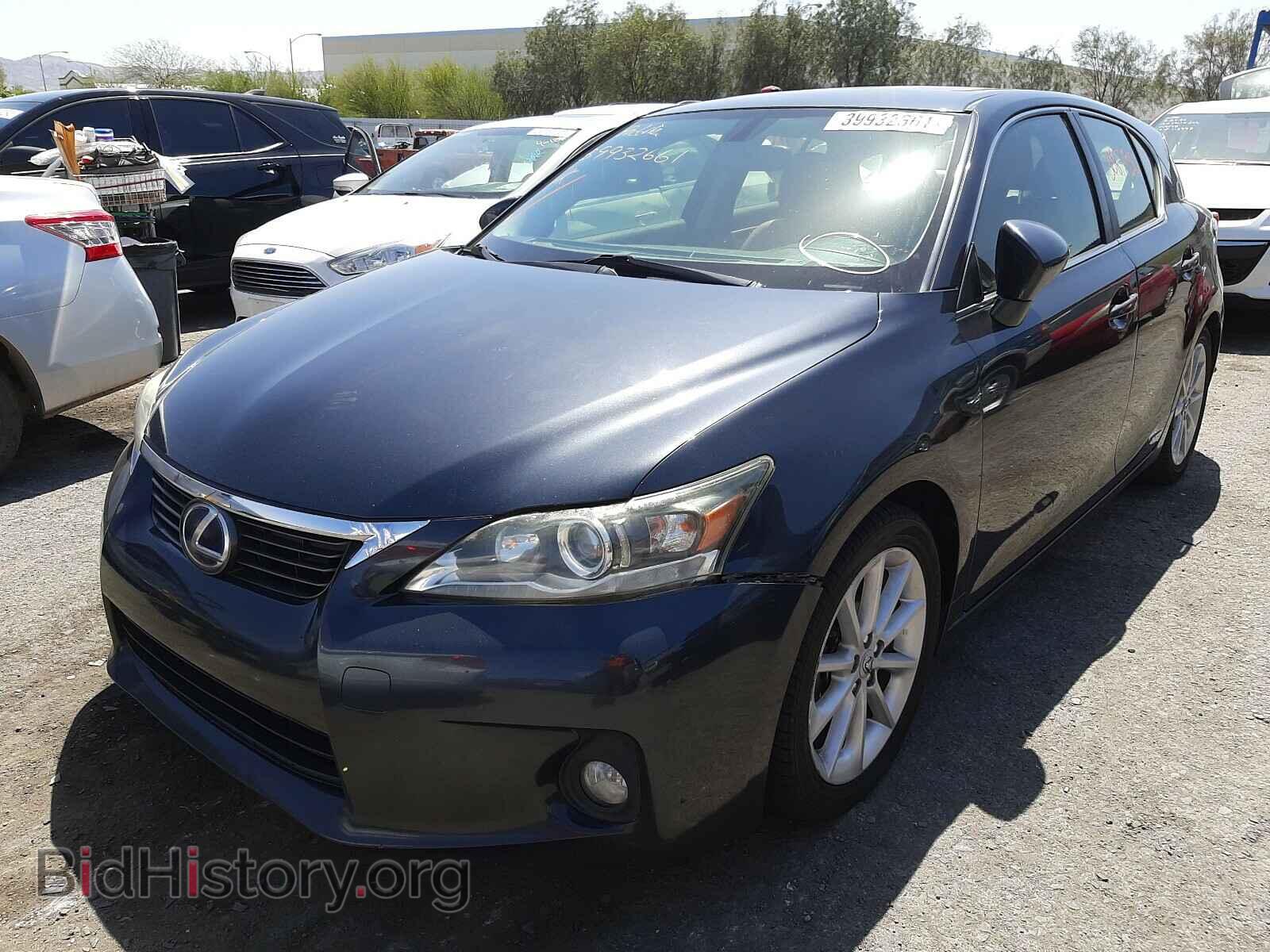 2011 LEXUS CT 200 - VIN: JTHKD5BH0B2039853 - Фото 2