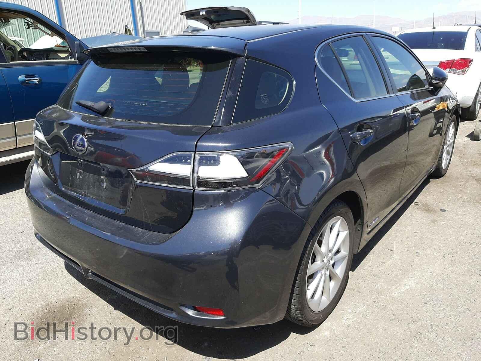 2011 LEXUS CT 200 - VIN: JTHKD5BH0B2039853 - Фото 4