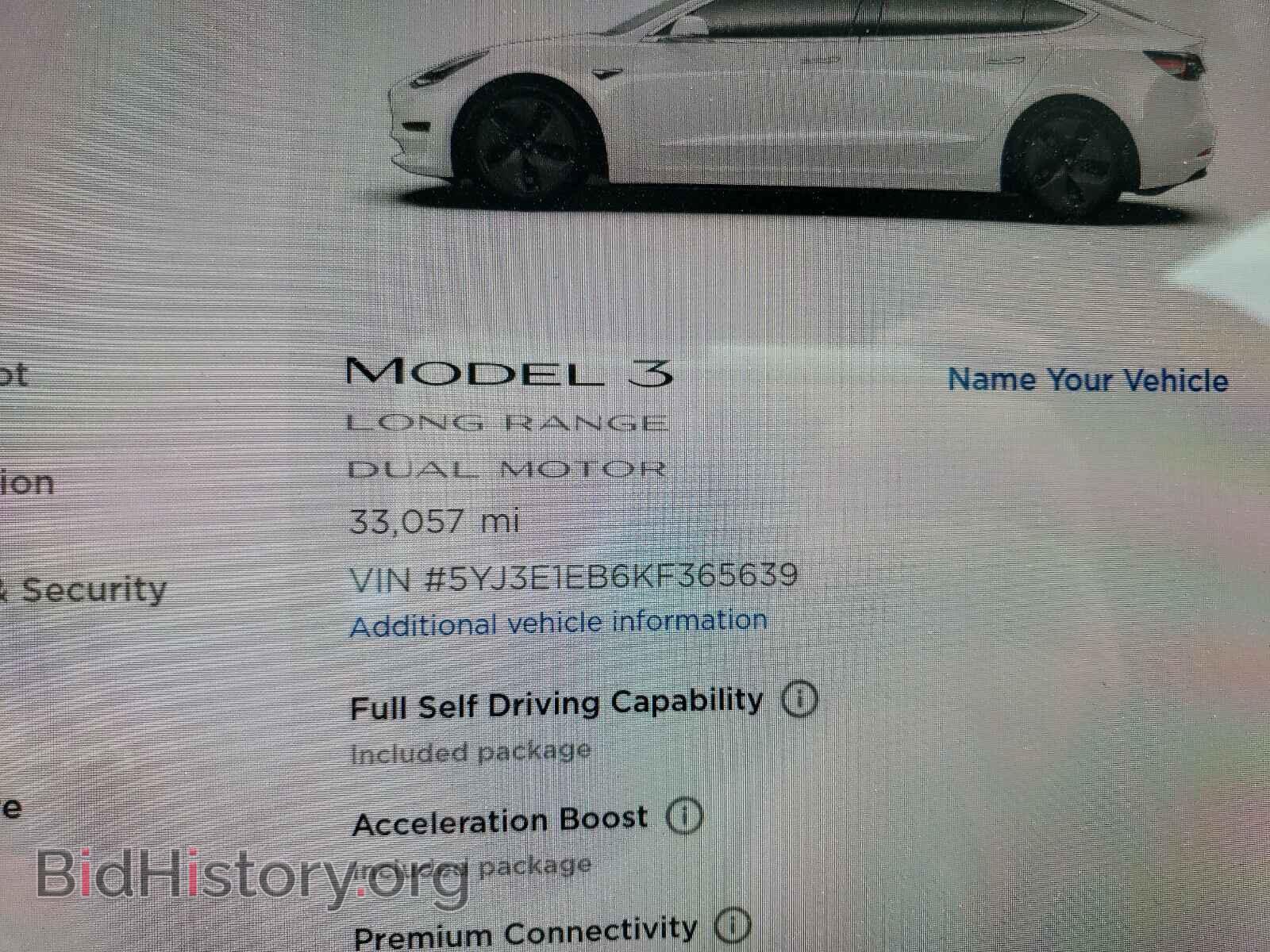 2019 TESLA MODEL 3 - VIN: 5YJ3E1EB6KF365639 - Photo 8