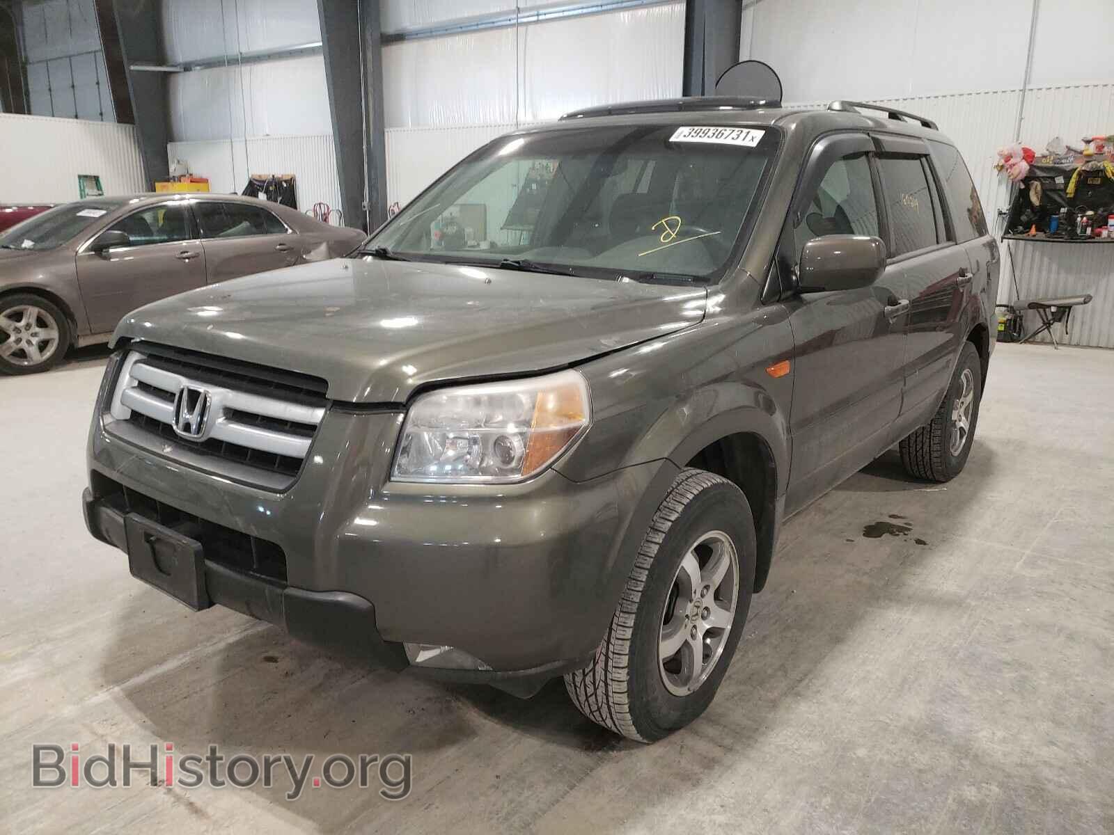 2007 HONDA PILOT - VIN: 2HKYF18607H536721 - Фото 2