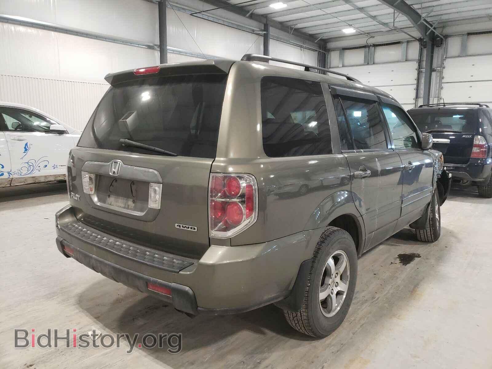 2007 HONDA PILOT - VIN: 2HKYF18607H536721 - Фото 4