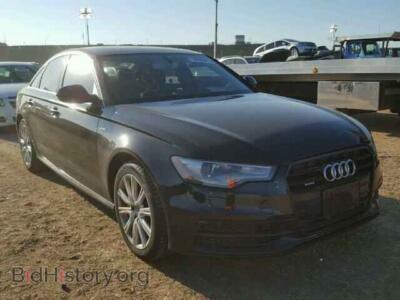 2013 Audi A6 A6 Prestig, черный — VIN WAUHGAFC2DN056548, Copart