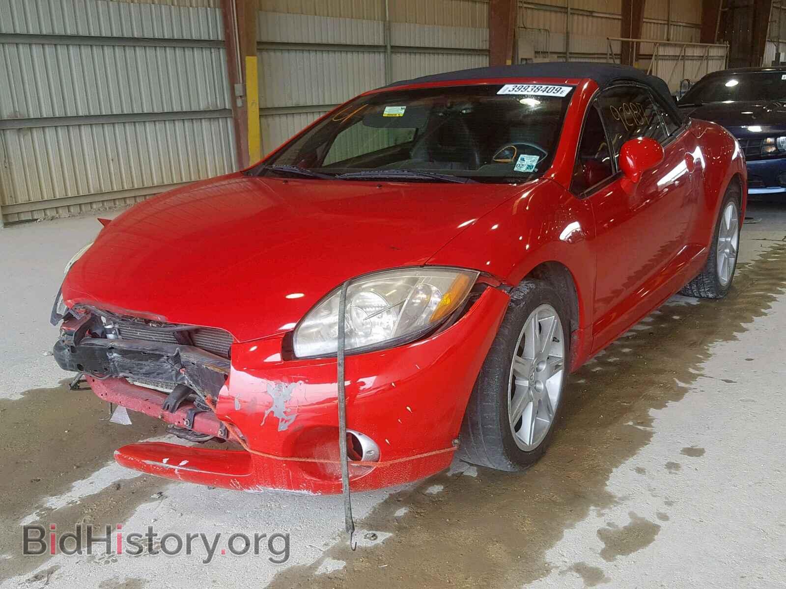 2007 MITSUBISHI ECLIPSE - VIN: 4A3AL35T77E030333 - Фото 2
