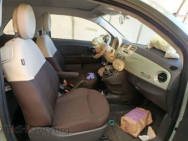 2012 FIAT 500 - VIN: 3C3CFFDR3CT381801 - Фото 5