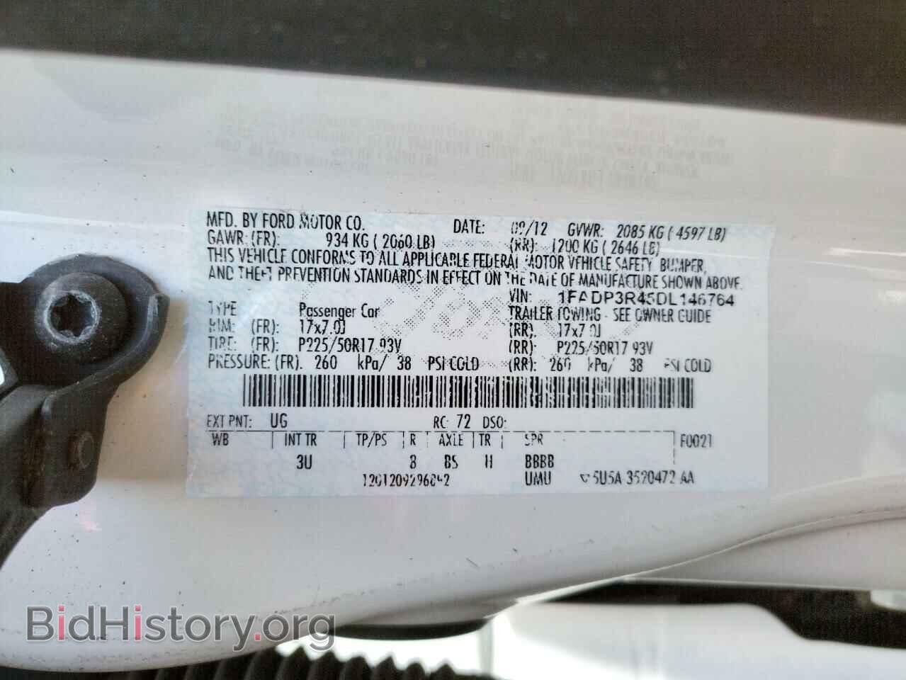 2013 FORD FOCUS - VIN: 1FADP3R45DL146764 - Photo 10