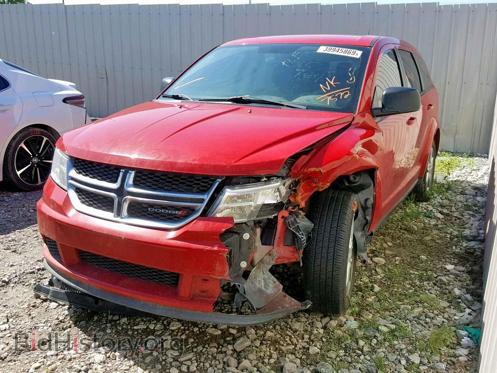 2013 DODGE JOURNEY SE - VIN: 3C4PDCABXDT567572 - Фото 2