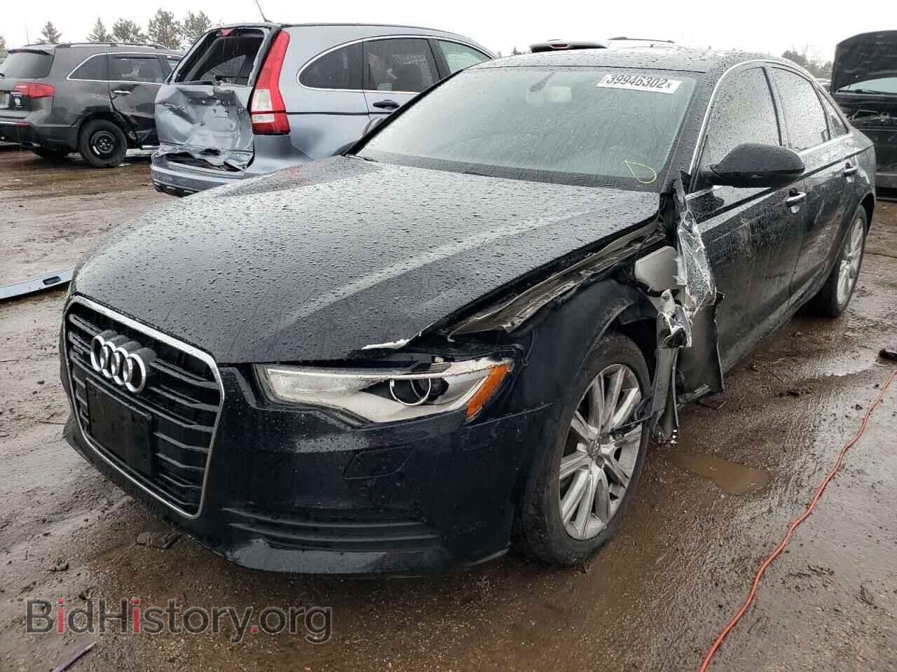 2013 AUDI A6 - VIN: WAUGFAFC0DN130077 - Фото 2