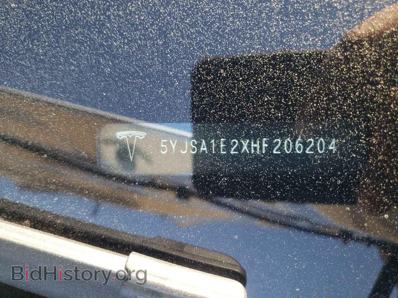 2017 TESLA MODEL S - VIN: 5YJSA1E2XHF206204 - Photo 10
