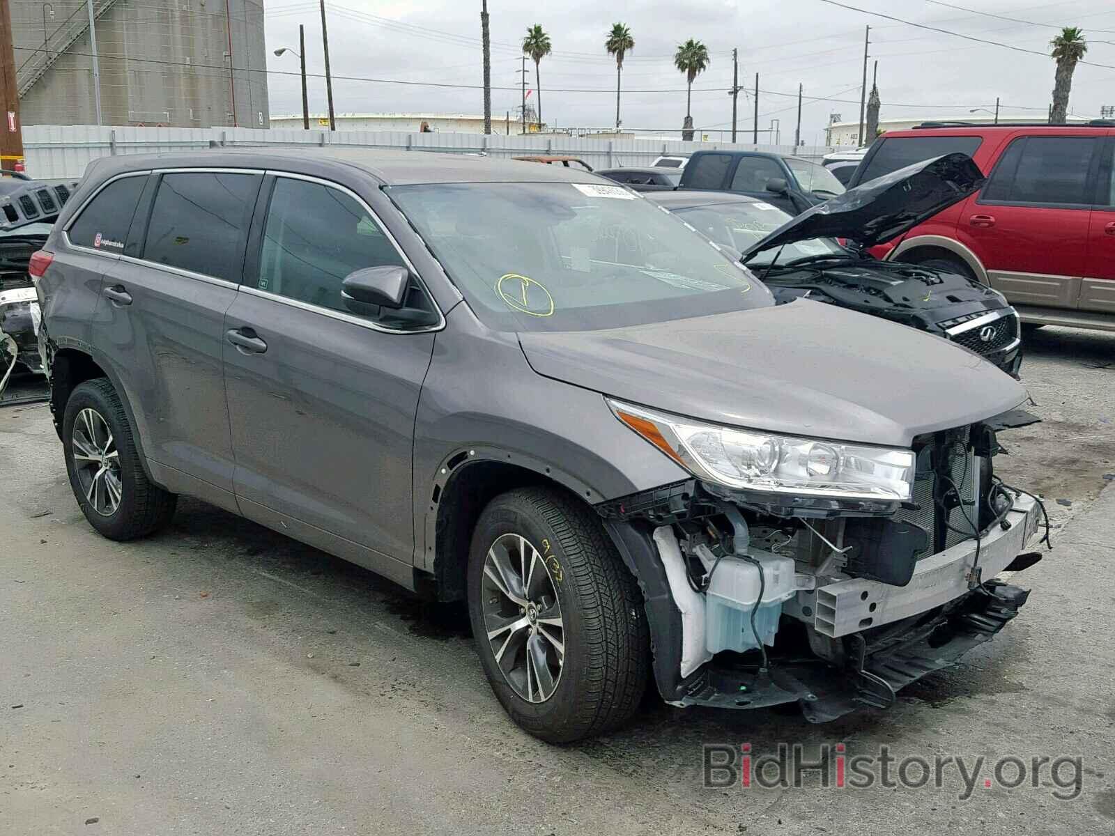 Фотография 5TDBZRFH8JS866883 - TOYOTA HIGHLANDER 2018