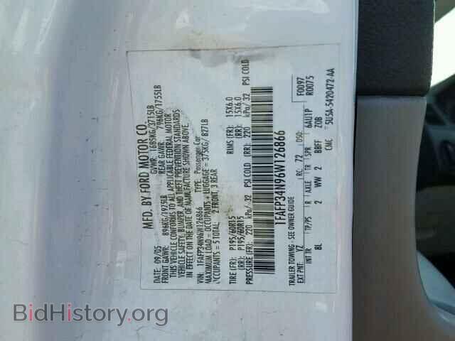 2006 FORD FOCUS - VIN: 1FAFP34N96W126866 - Фото 10