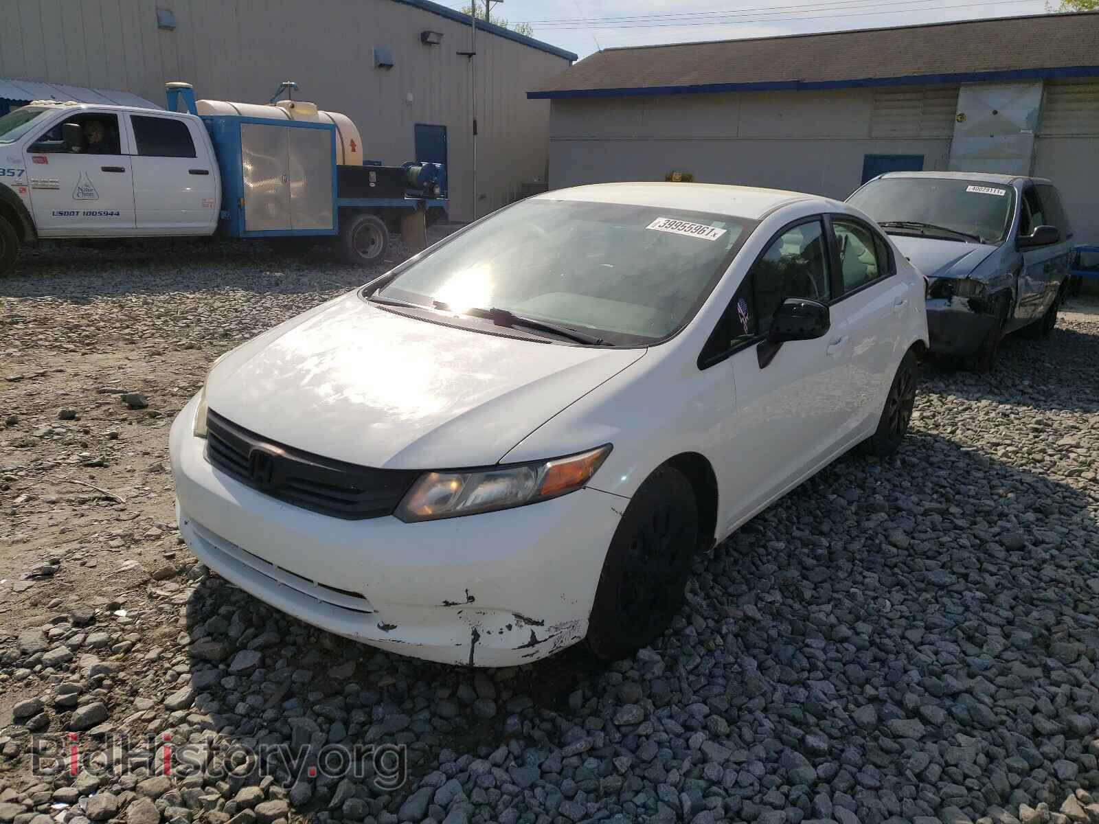 2012 HONDA CIVIC - VIN: 2HGFB2F55CH309063 - Фото 2