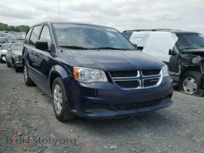 2016 Dodge CARAVAN Grand Cara, синий — VIN 2C4RDGBG5GR194796, Copart