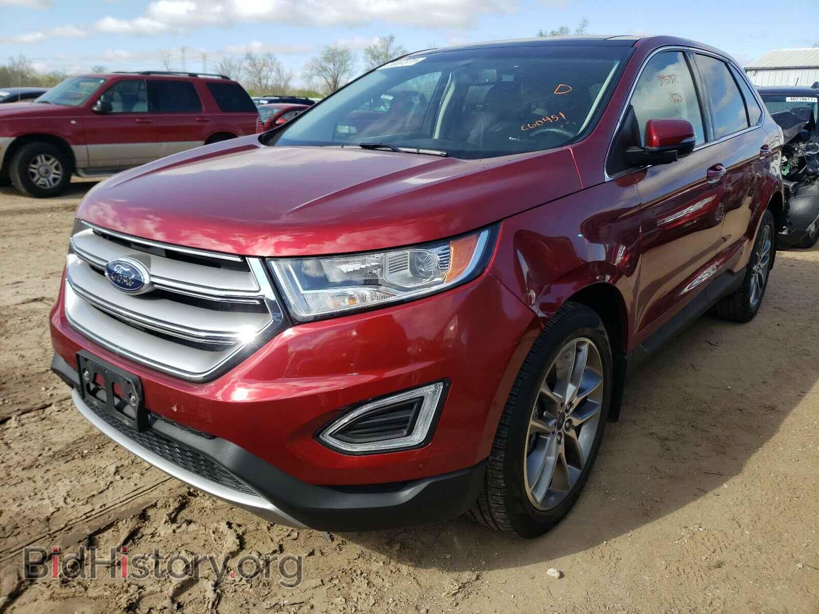 2017 FORD EDGE - VIN: 2FMPK4K92HBC60451 - Фото 2