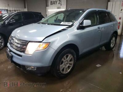 2008 Ford EDGE SEL, blue — VIN 2FMDK48C38BB20088, Copart