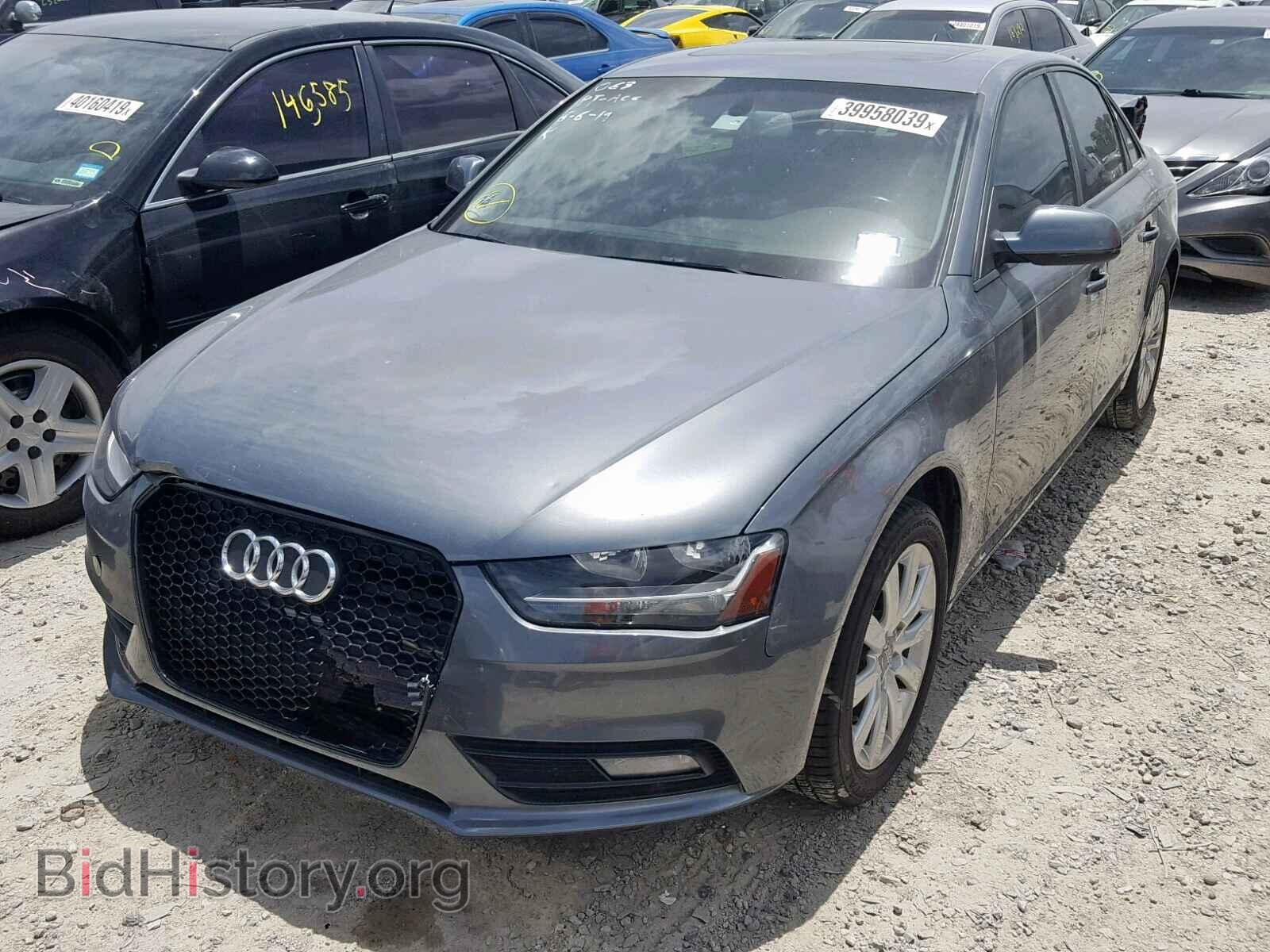 2013 AUDI A4 - VIN: WAUAFAFL0DN016621 - Фото 2