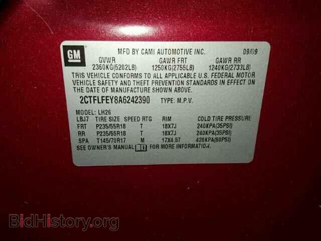2010 GMC TERRAIN - VIN: 2CTFLFEY8A6242390 - Фото 10