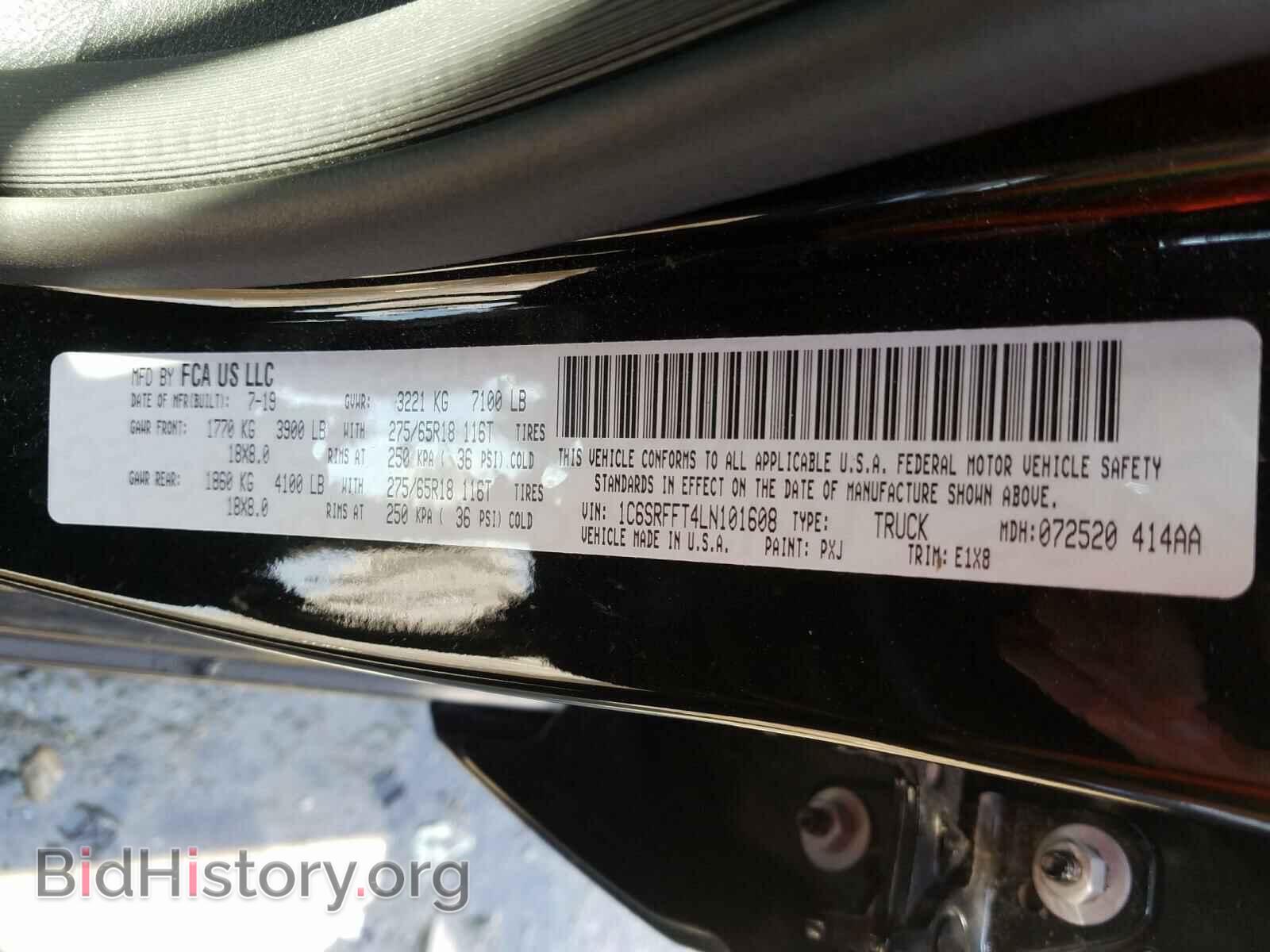 2020 RAM 1500 - VIN: 1C6SRFFT4LN101608 - Фото 10