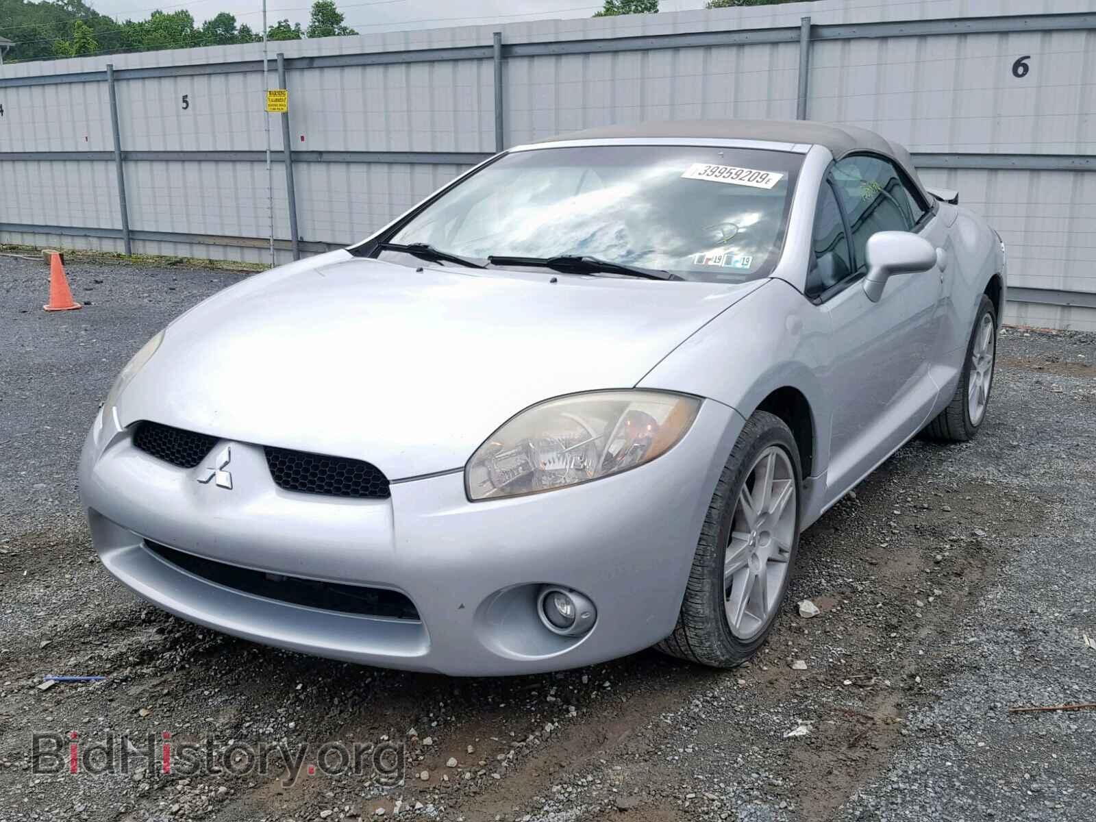 2007 MITSUBISHI ECLIPSE - VIN: 4A3AL35T97E007880 - Фото 2