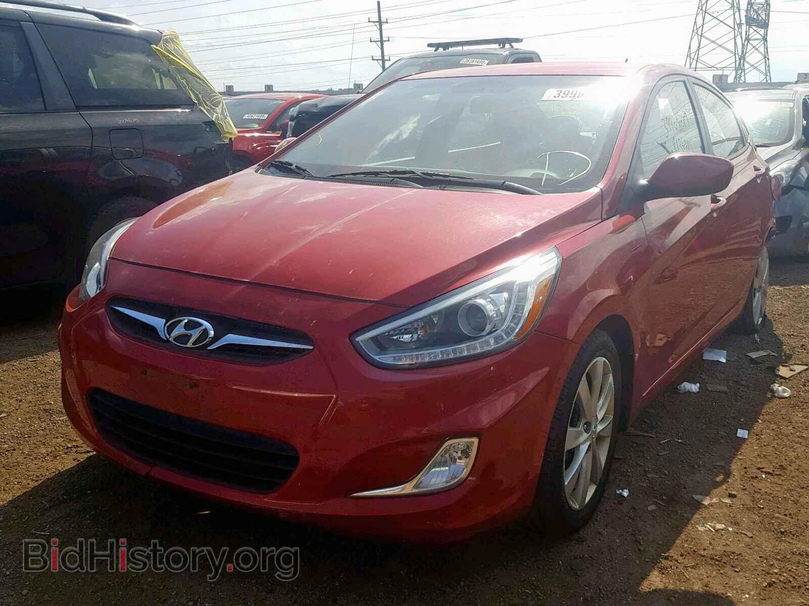 2014 HYUNDAI ACCENT - VIN: KMHCU4AE2EU676853 - Фото 2