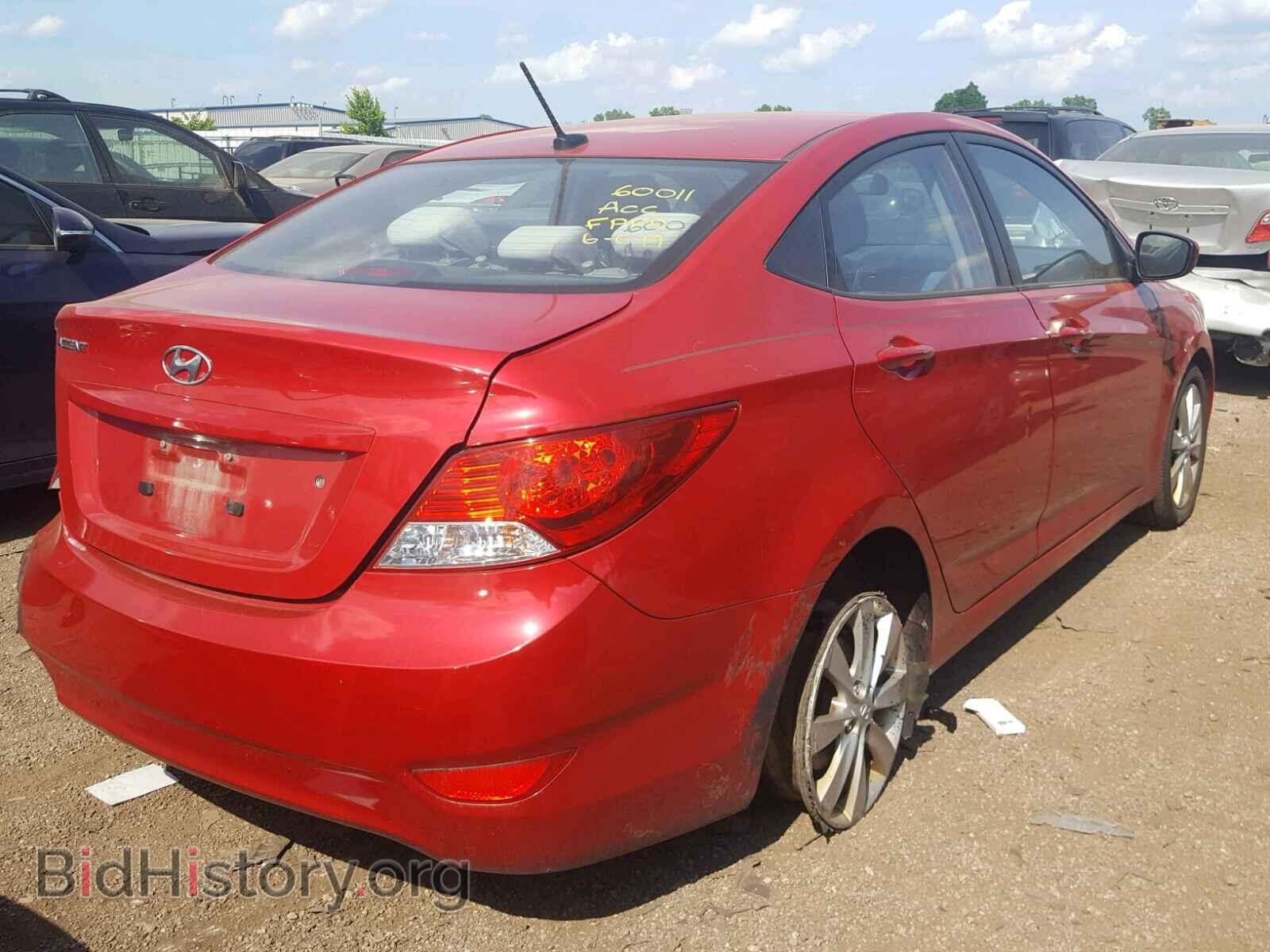 2014 HYUNDAI ACCENT - VIN: KMHCU4AE2EU676853 - Фото 4
