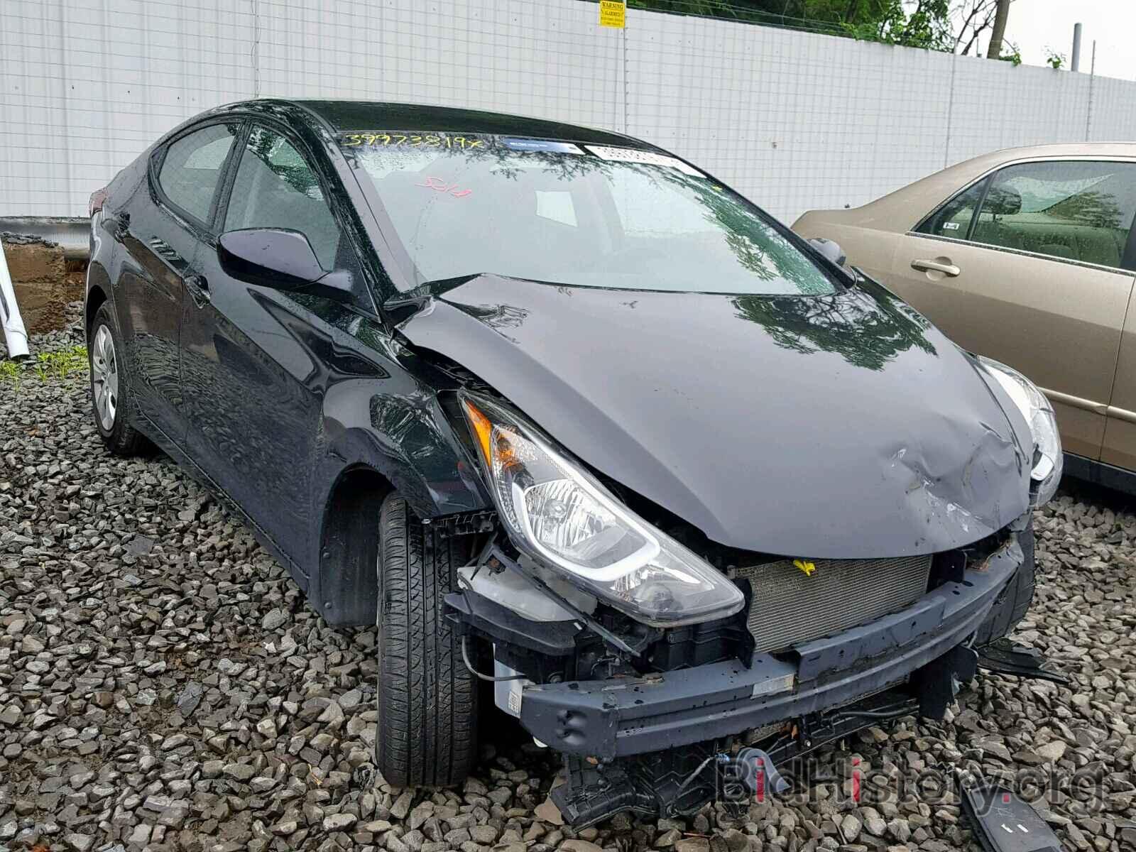 Photo 5NPDH4AE6GH686571 - HYUNDAI ELANTRA 2016