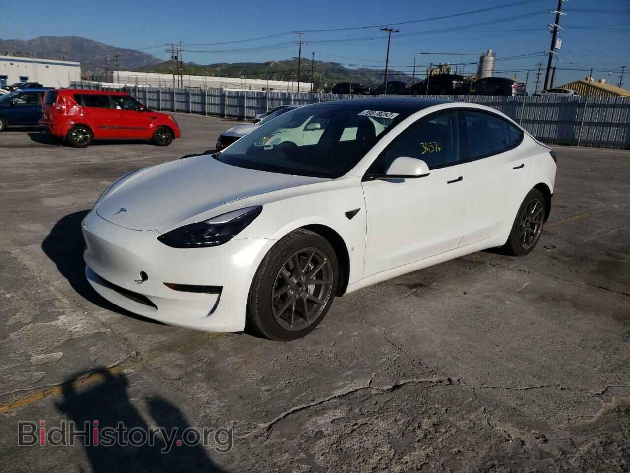 Photo 5YJ3E1EA8MF873797 - TESLA MODEL 3 2021