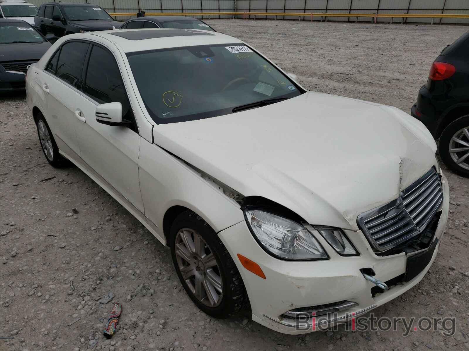 Photo WDDHF8JB1DA706058 - MERCEDES-BENZ E-CLASS 2013