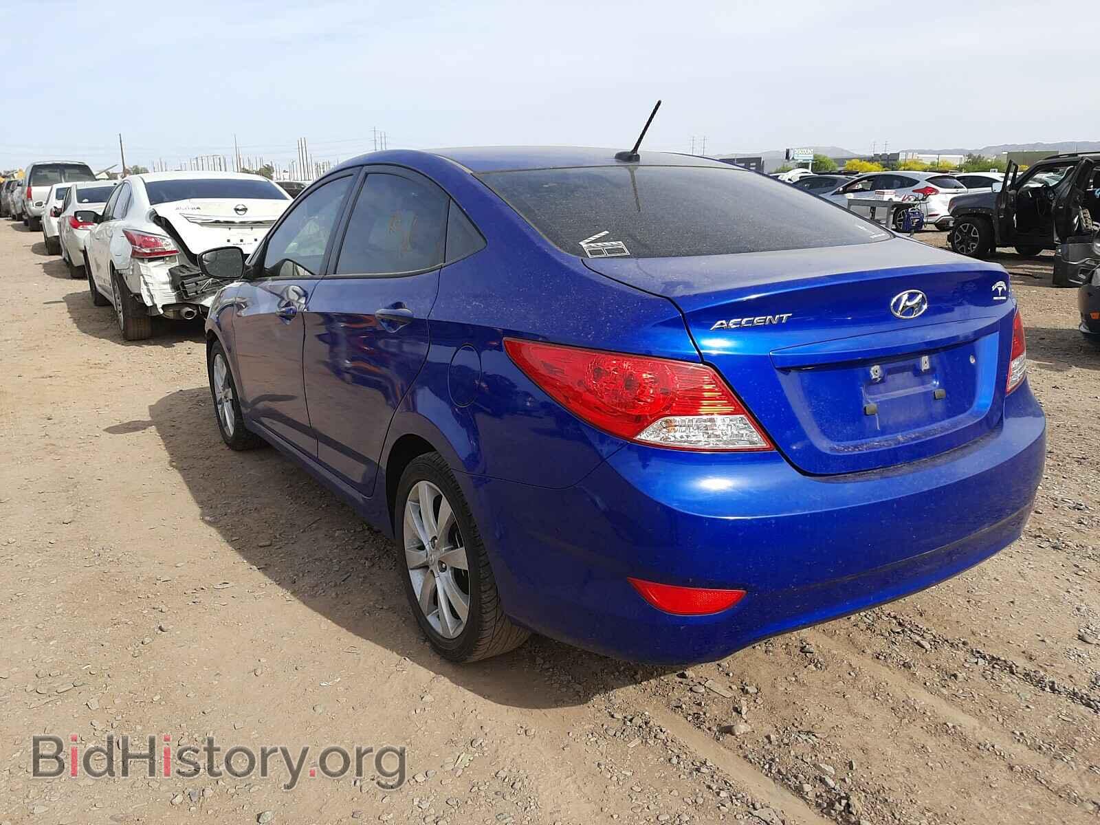 2014 HYUNDAI ACCENT - VIN: KMHCU4AE9EU765514 - Фото 3