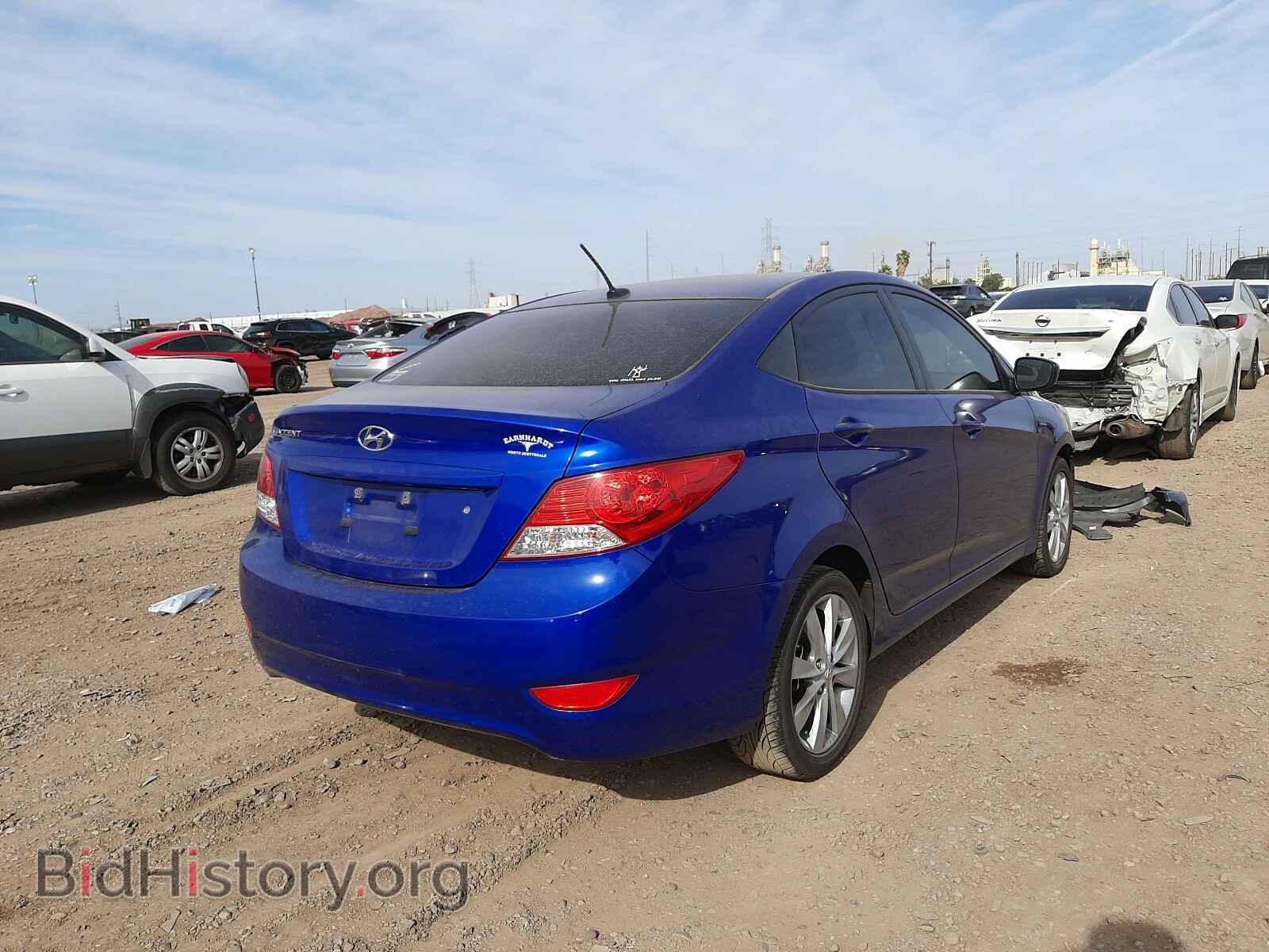 2014 HYUNDAI ACCENT - VIN: KMHCU4AE9EU765514 - Фото 4