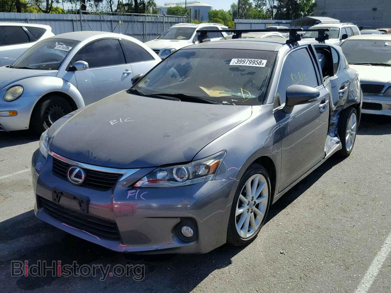 2013 LEXUS CT 200 - VIN: JTHKD5BH1D2170194 - Фото 2