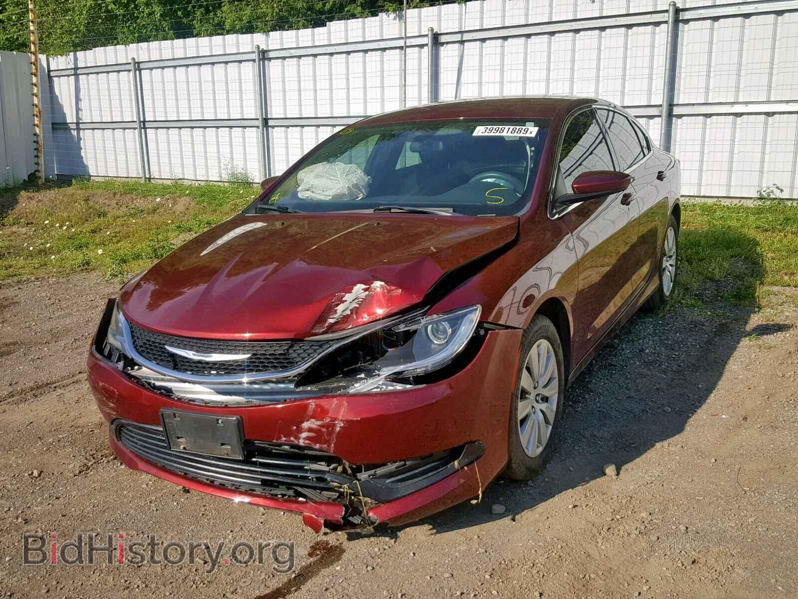 2016 CHRYSLER 200 - VIN: 1C3CCCFB0GN114497 - Фото 2