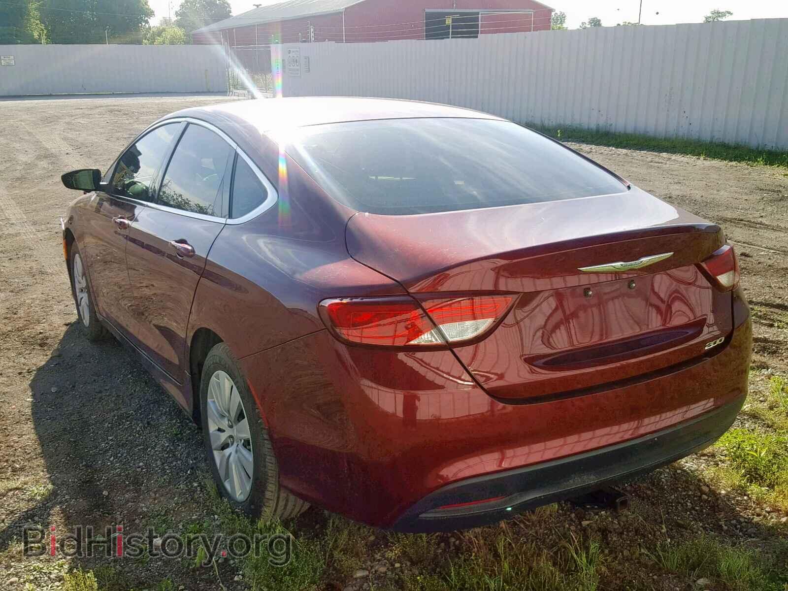 2016 CHRYSLER 200 - VIN: 1C3CCCFB0GN114497 - Фото 3