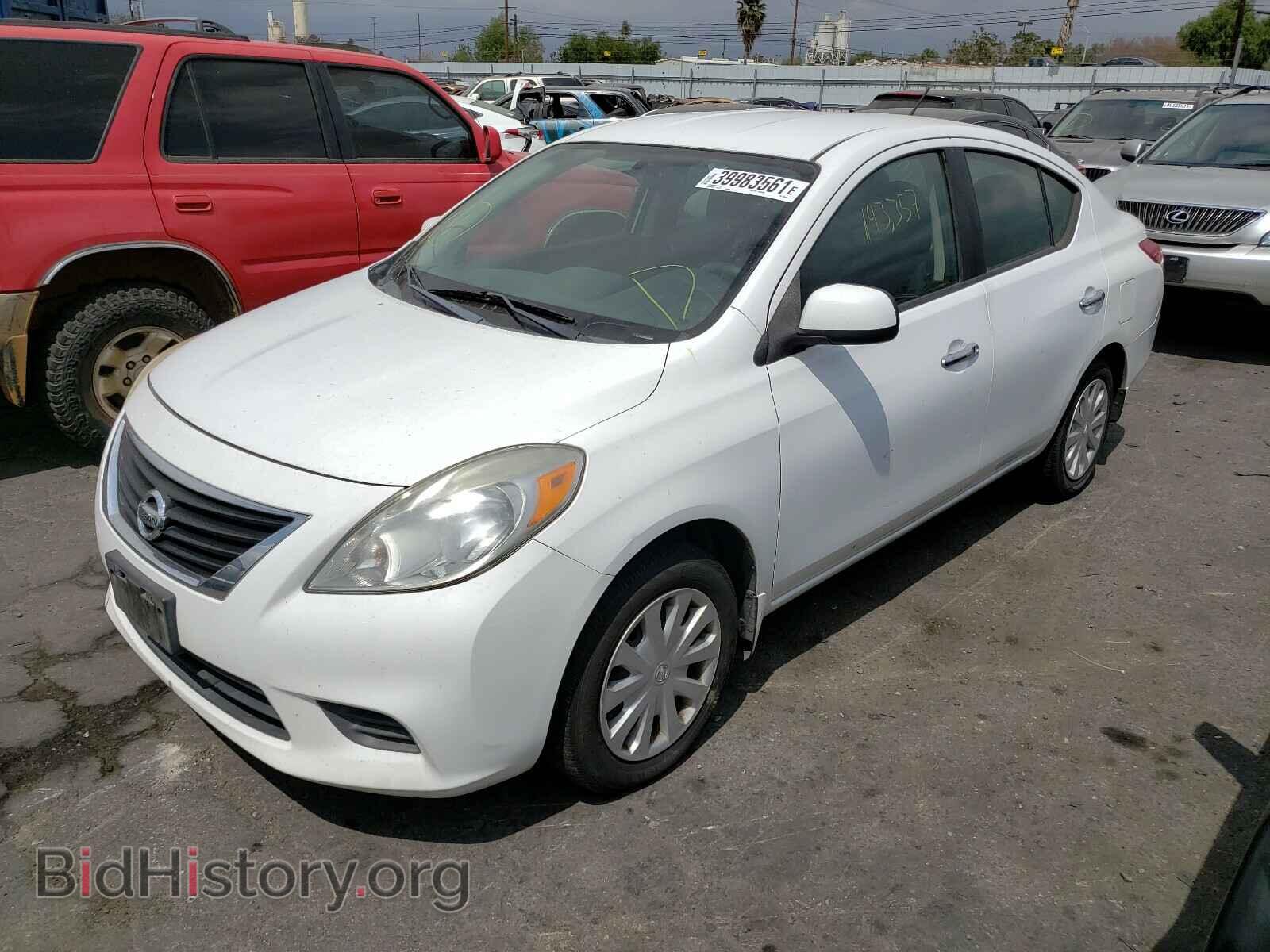 2012 NISSAN VERSA - VIN: 3N1CN7APXCL890861 - Фото 2