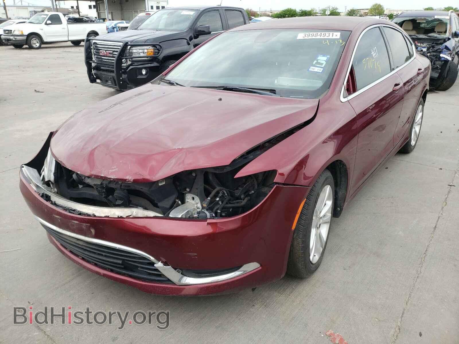 2015 CHRYSLER 200 - VIN: 1C3CCCAB5FN653574 - Фото 2