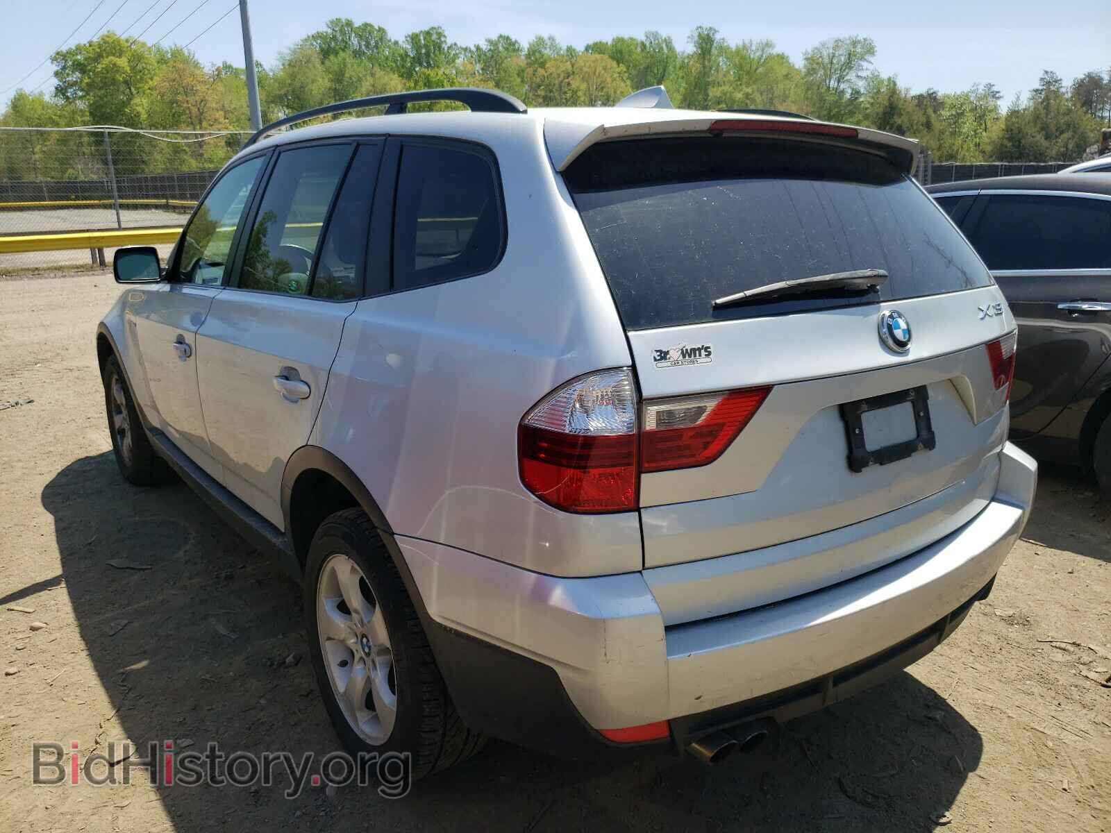 2007 BMW X3 - VIN: WBXPC93427WF03633 - Фото 3
