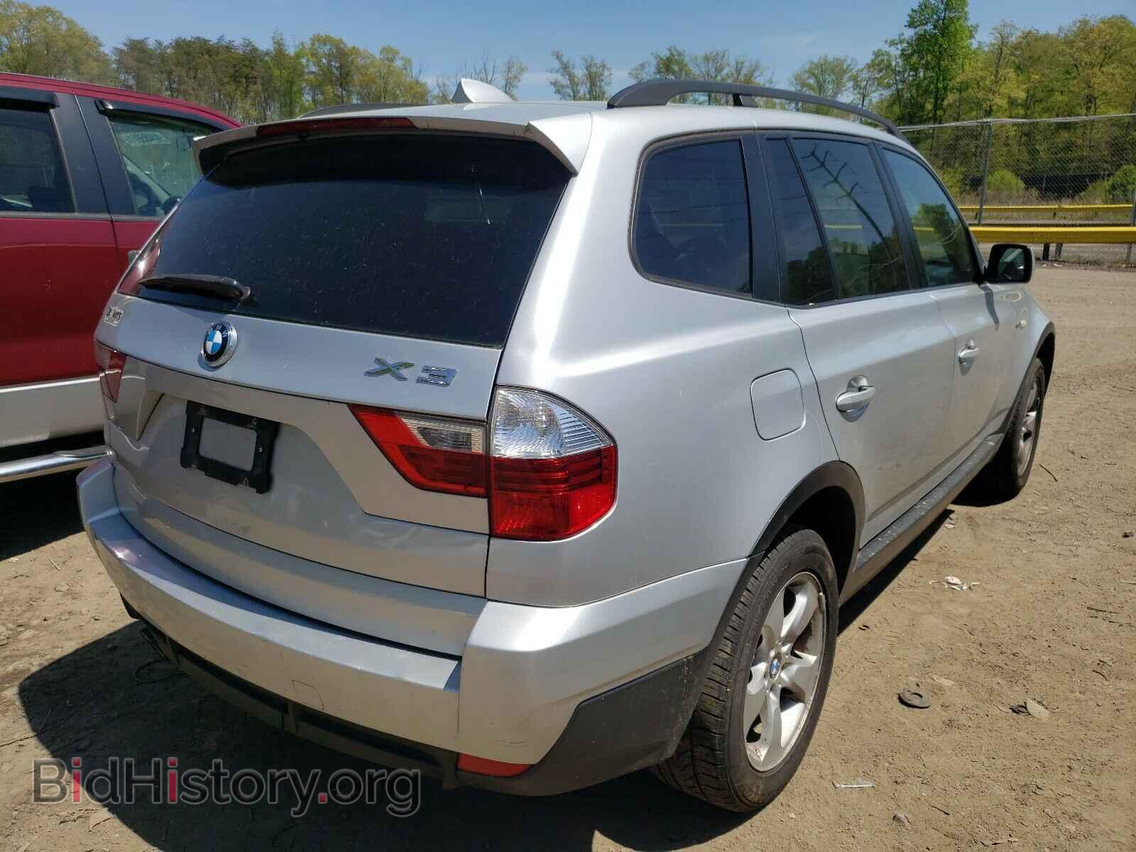 2007 BMW X3 - VIN: WBXPC93427WF03633 - Фото 4