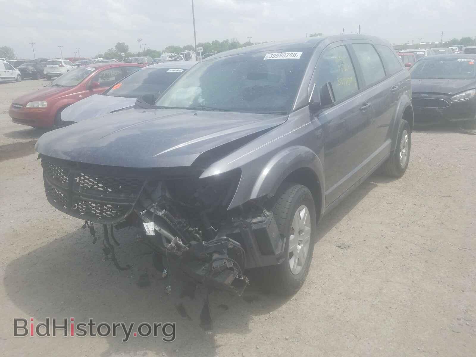 2012 DODGE JOURNEY - VIN: 3C4PDCAB5CT372932 - Фото 2