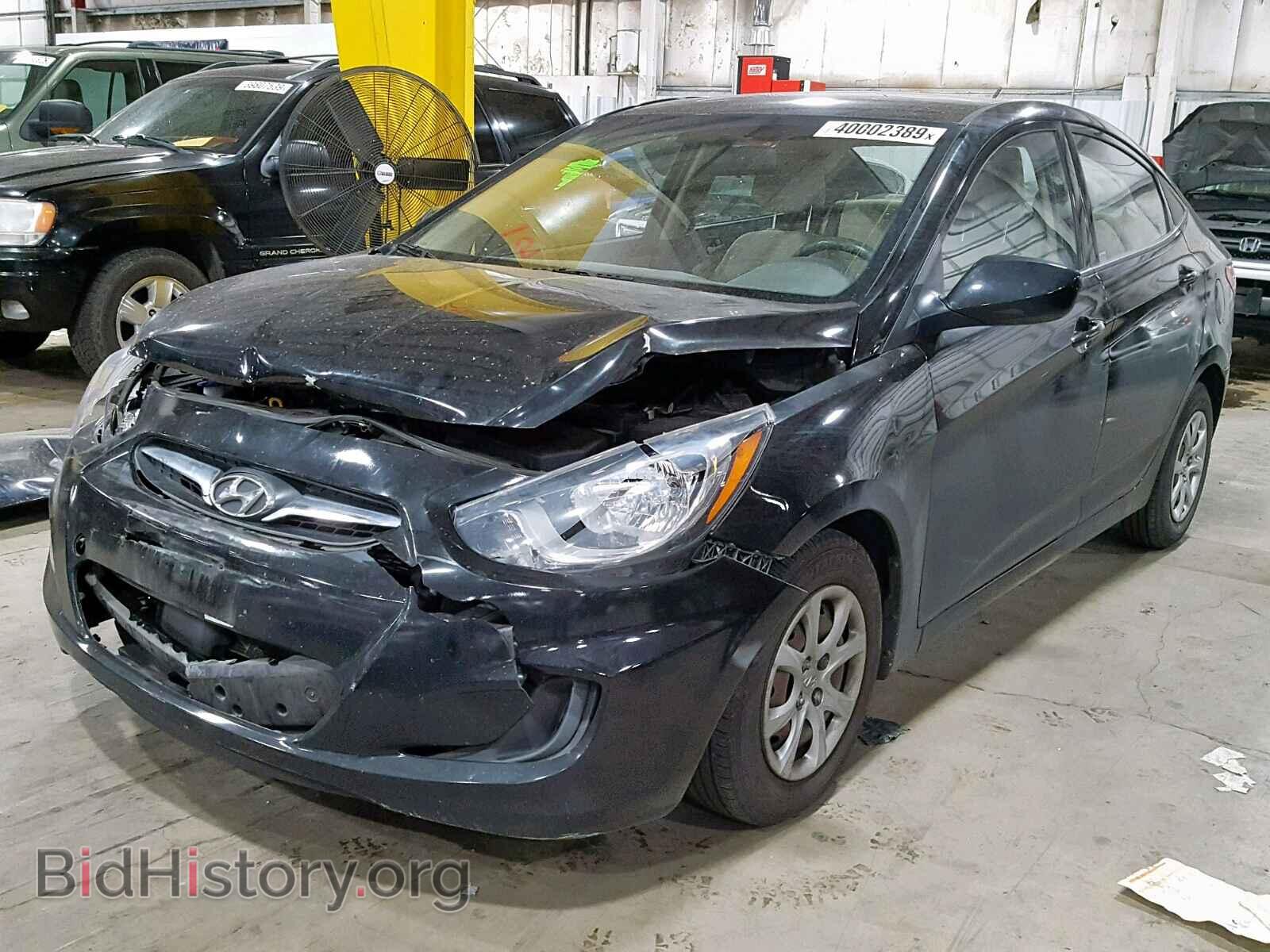 2014 HYUNDAI ACCENT - VIN: KMHCT4AE0EU741752 - Фото 2