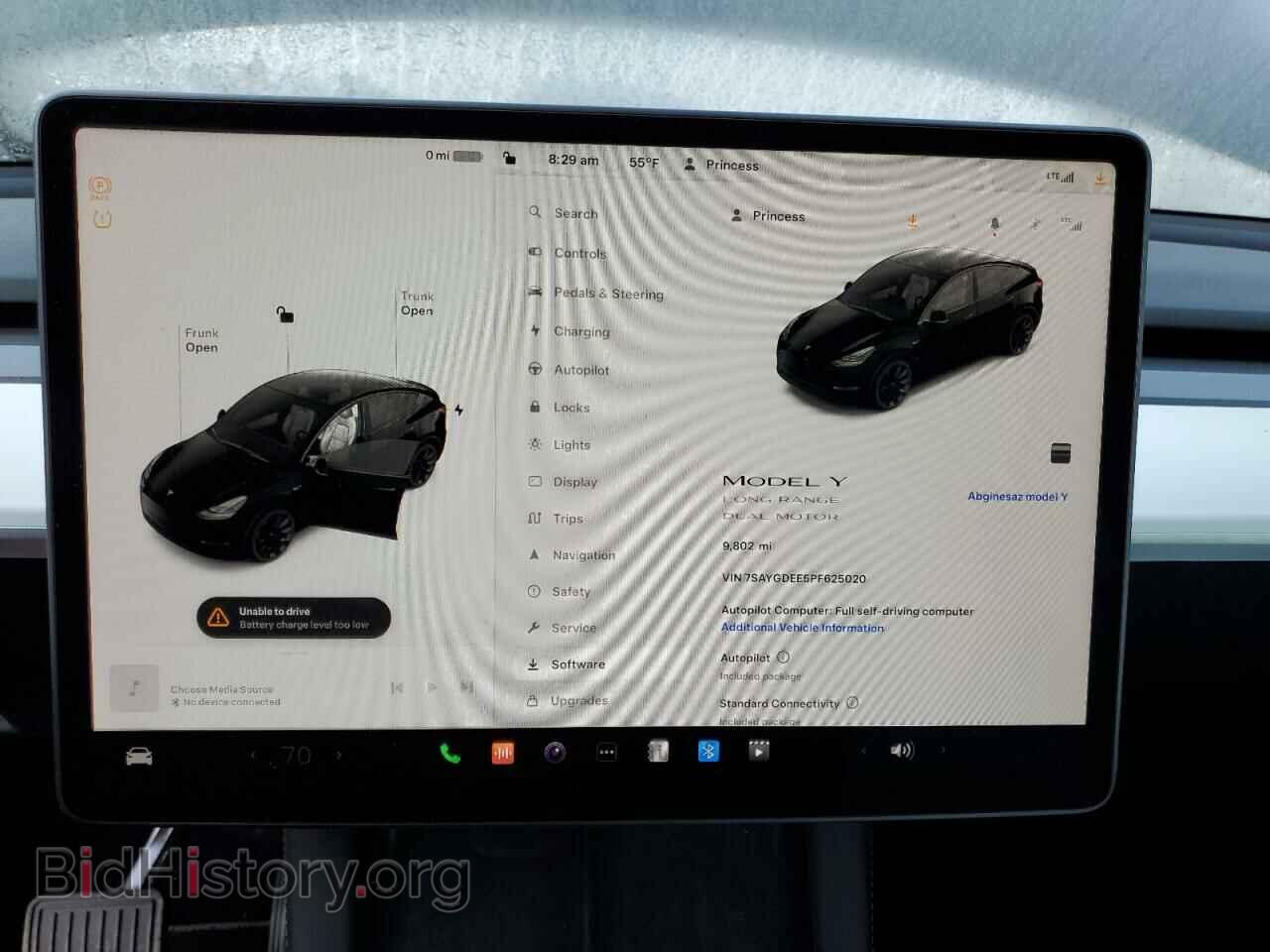 2023 TESLA MODEL Y - VIN: 7SAYGDEE5PF625020 - Фото 9