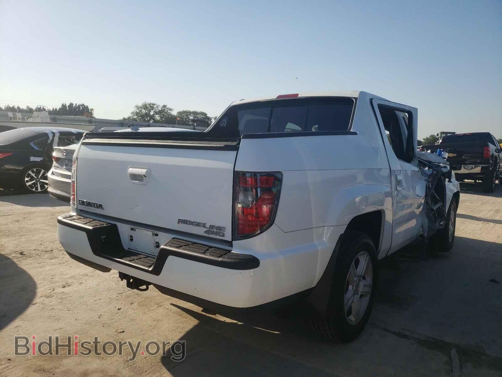 2014 HONDA RIDGELINE - VIN: 5FPYK1F59EB010998 - Фото 4
