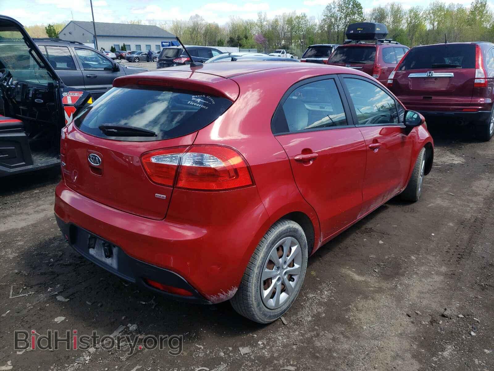 2012 KIA RIO - VIN: KNADM5A31C6039352 - Фото 4