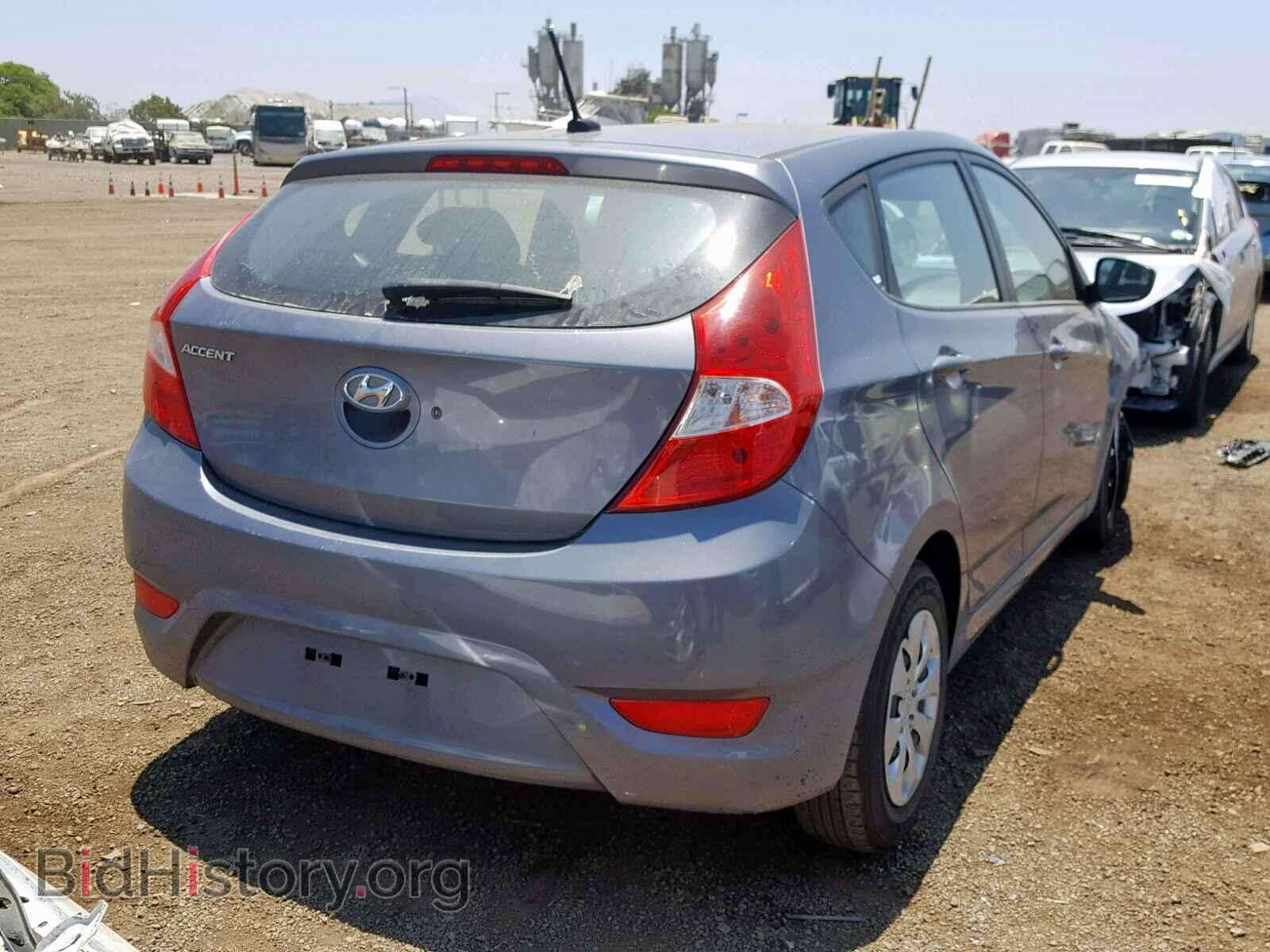2017 HYUNDAI ACCENT - VIN: KMHCT5AE3HU343722 - Фото 4